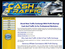 Tablet Screenshot of cash-and-traffic.com